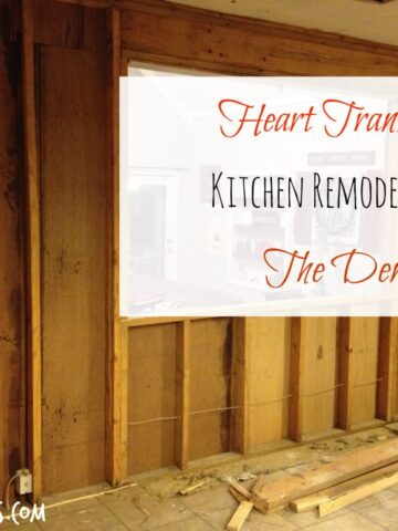 Ripping Out the Heart of the Home--Kitchen Demo