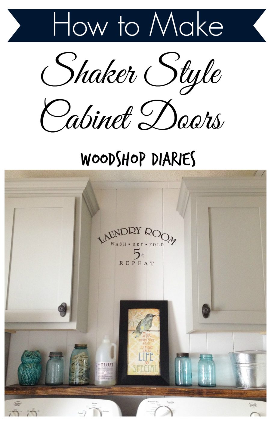 How to Make Simple Shaker Doors(In 4 Steps!}