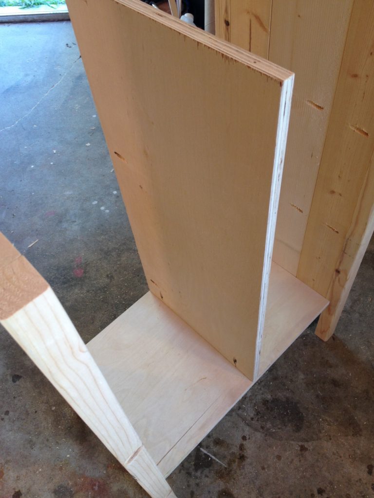 Coffee cabinet middle section added