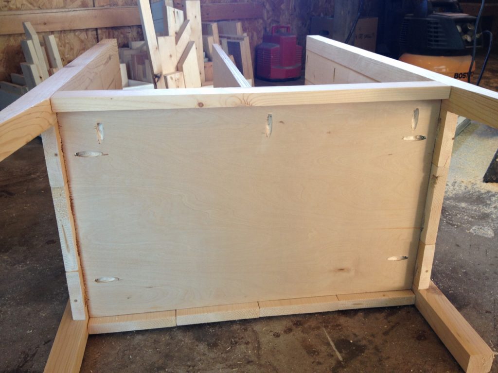 coffee cabinet bottom view