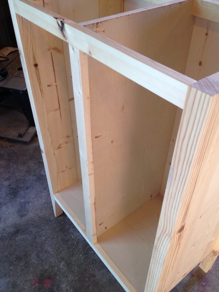 coffee cabinet face frame full