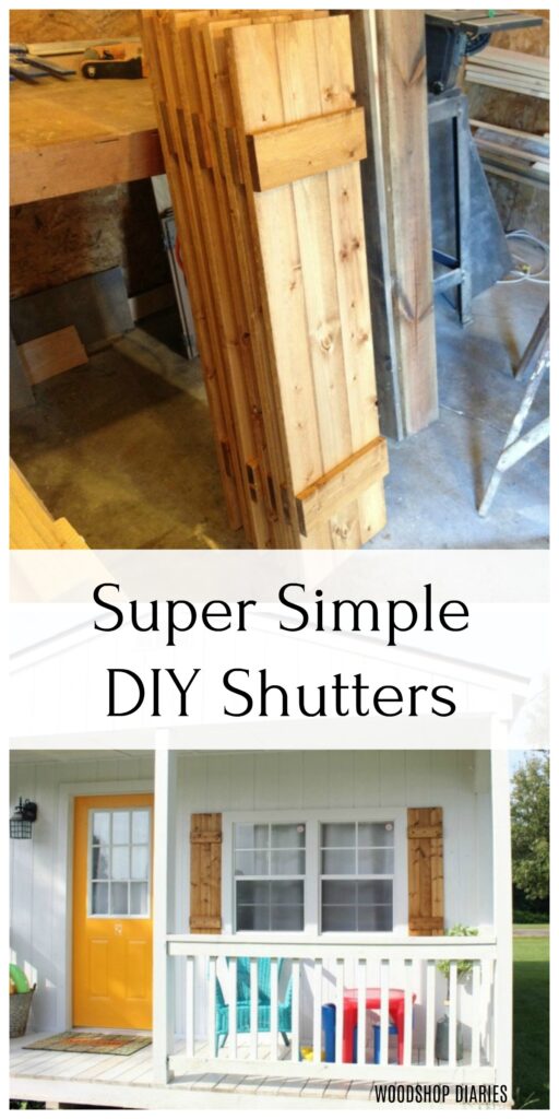 These super simple DIY shutters are such a quick and easy project, but will add so much character to your windows!  You've got to check these out!