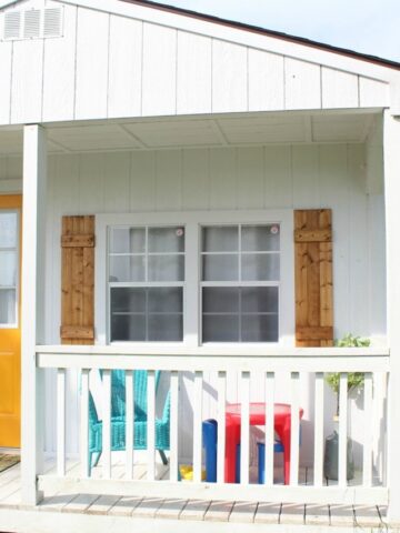 DIY Wood Shutters--Great Beginner Project