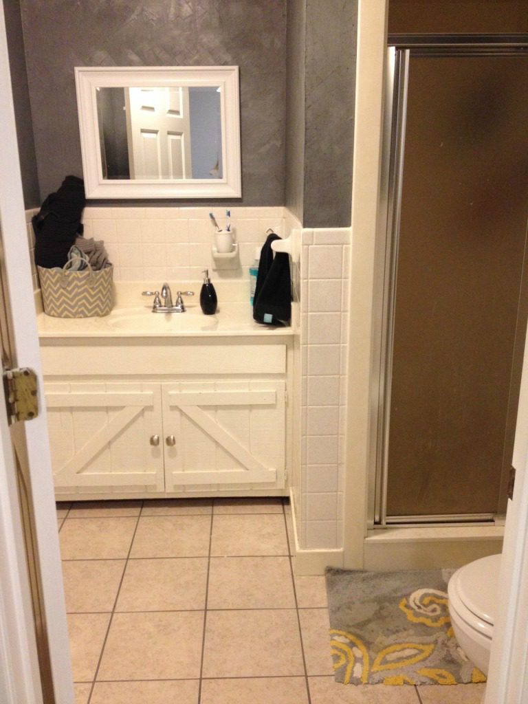 bathroom before