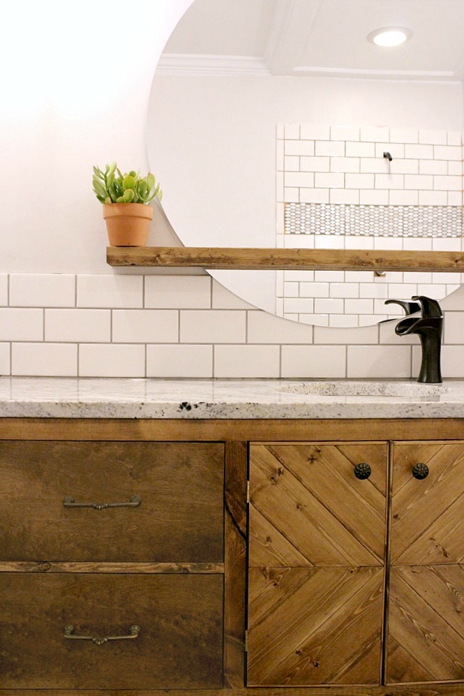 How to build a gorgeous bathroom vanity that will command the spotlight--Woodshop Diaries