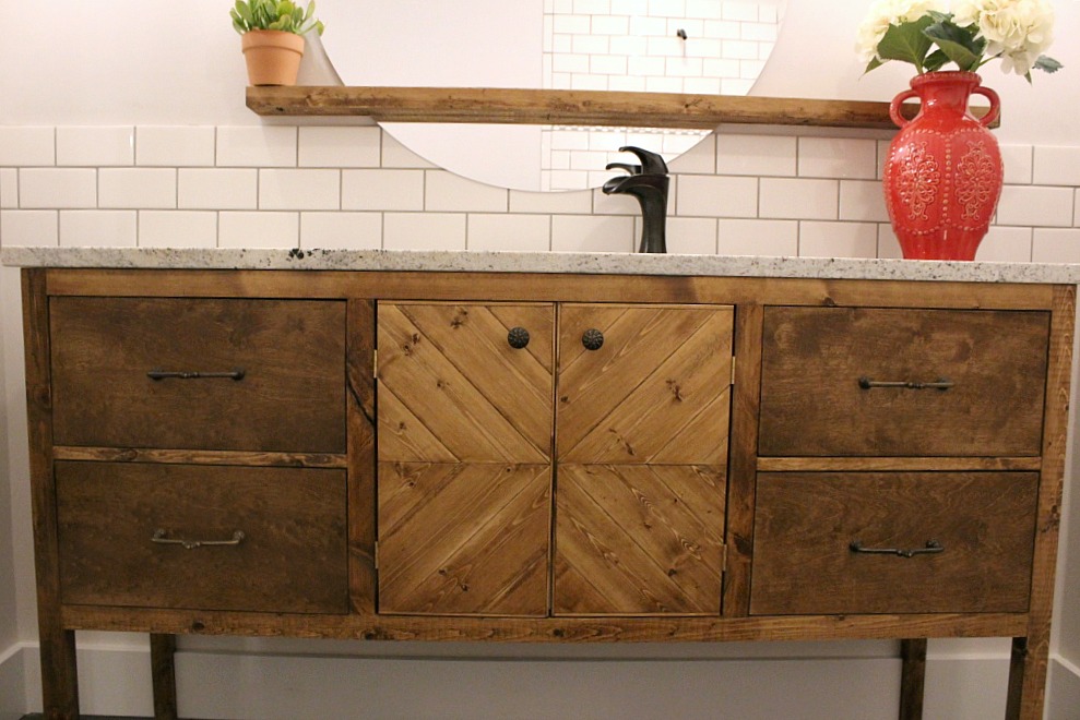 How to build a gorgeous bathroom vanity that will command the spotlight--Woodshop Diaries