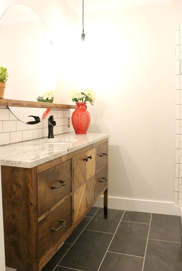 How to build a gorgeous bathroom vanity that will command the spotlight--Woodshop Diaries