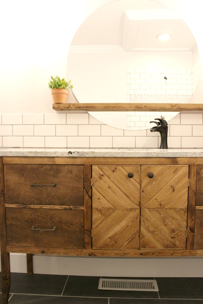 How to build a gorgeous bathroom vanity that will command the spotlight--Woodshop Diaries