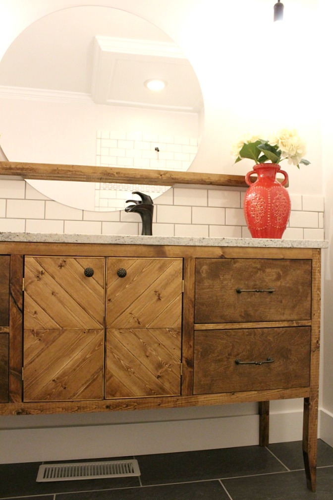 How to build a gorgeous bathroom vanity that will command the spotlight--Woodshop Diaries