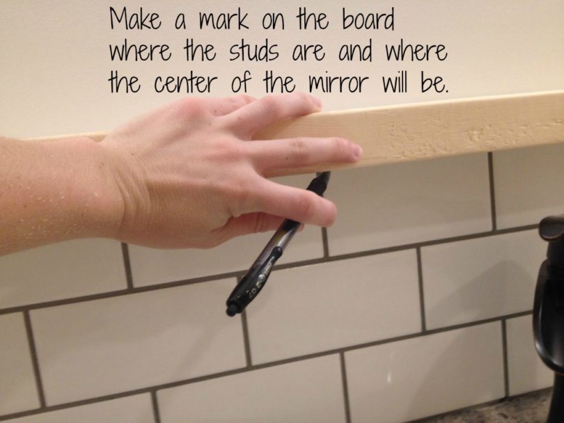 DIY Floating Mirror{A Simple 2x4 Project to Transform Your Bathroom!}