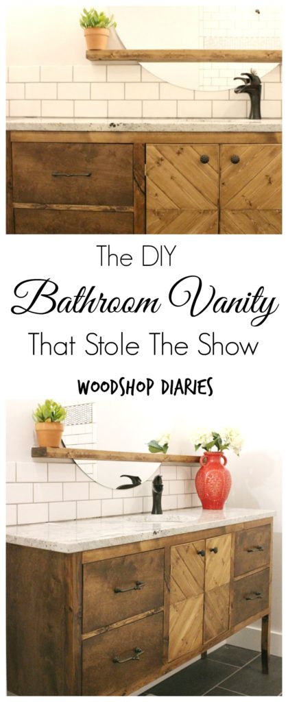 How to build a gorgeous bathroom vanity that will command the spotlight--Woodshop Diaries