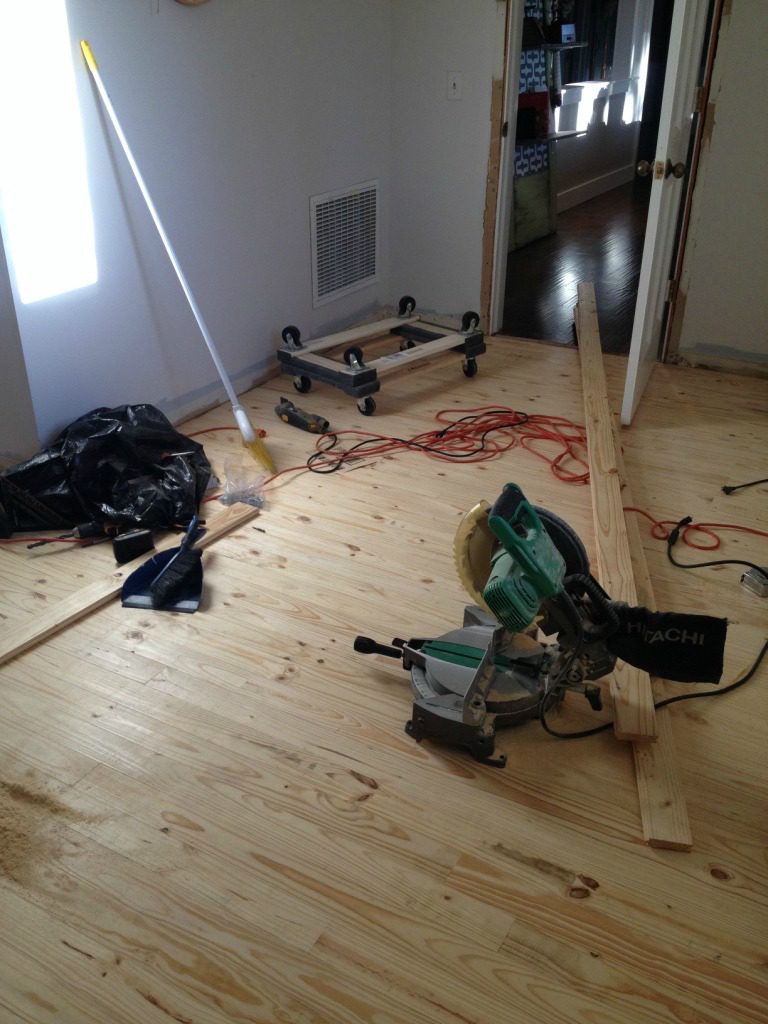 How we installed real wood floor for $1.50 per square foot