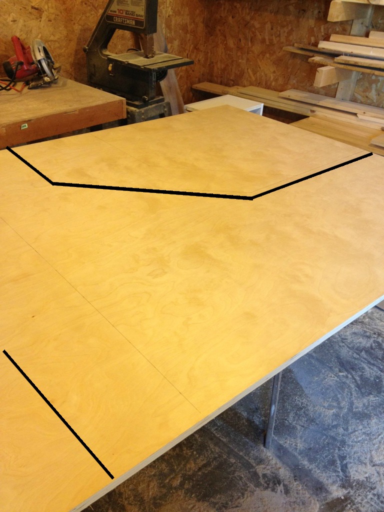 Corner Desk DIY Building Plans--{How to Build a Corner Desk}