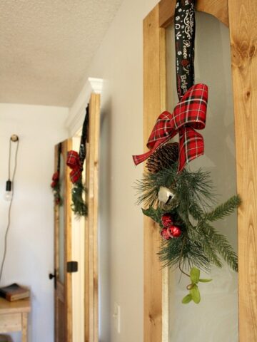 Give Your Doors Some Swag with This Five Minute Decoration!