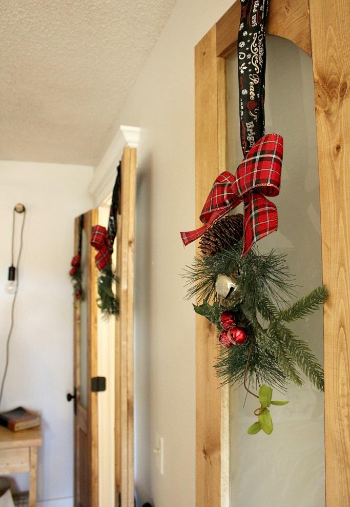 Give Your Doors Some Swag with This Five Minute Decoration!