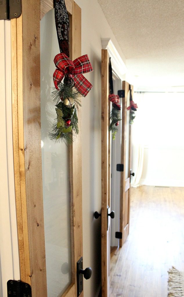 Give Your Doors Some Swag with this Five Minute Decoration!