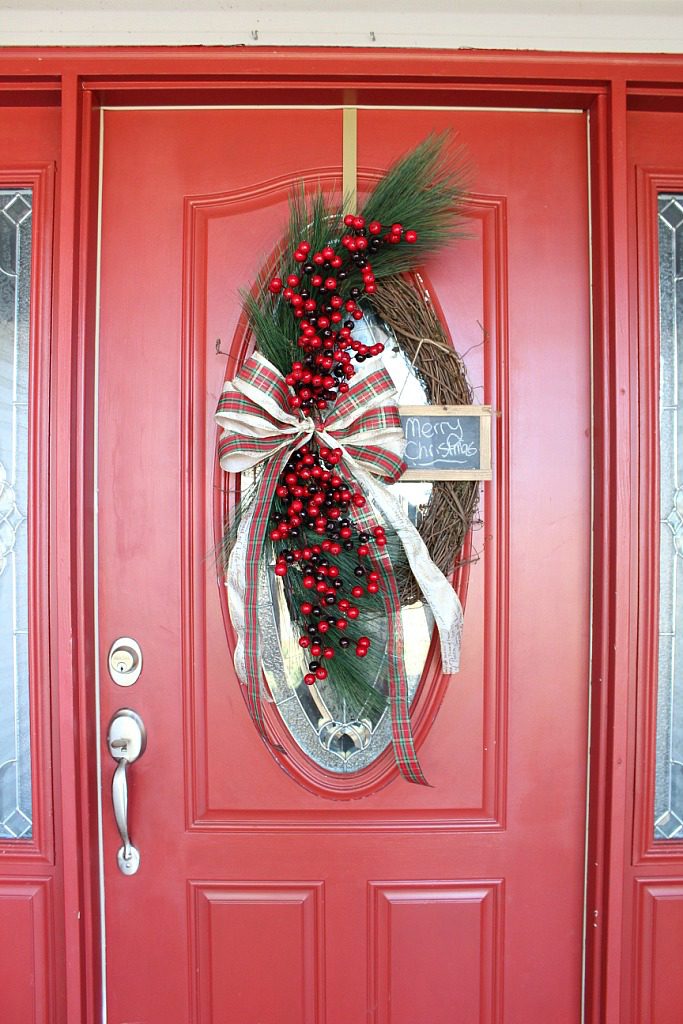 5 Minute Christmas Wreath Anyone Can Make!