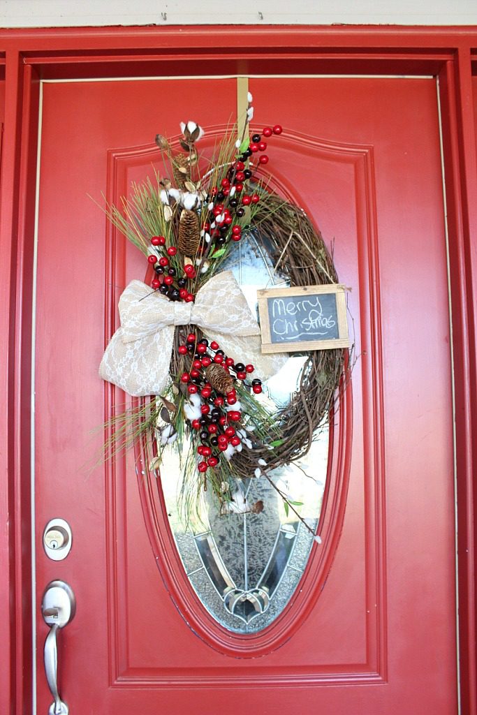 5 Minute Christmas Wreath Anyone Can Make!