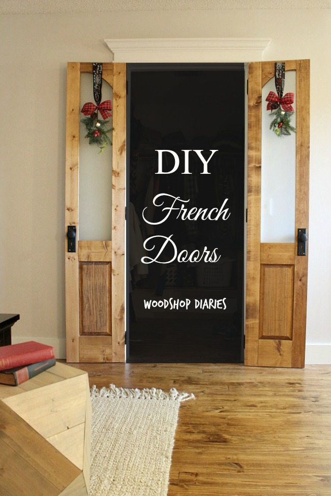 Dress up your closet or bathroom with these gorgeous DIY French doors