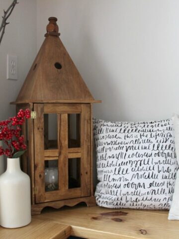 How to build a GORGEOUS wood lantern!