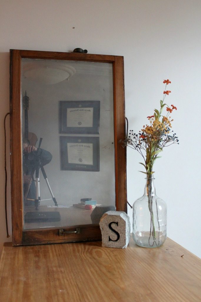 How to turn ordinary glass into an antique mirror!