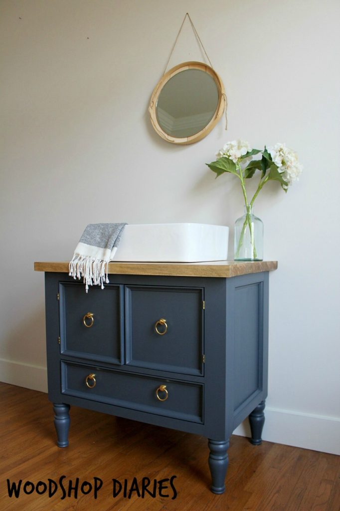 How to Build a DIY Single Bathroom Vanity