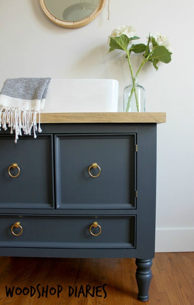 How to Build a DIY Single Bathroom Vanity