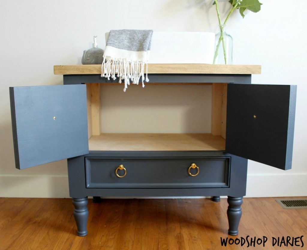 How to Build a DIY Single Bathroom Vanity