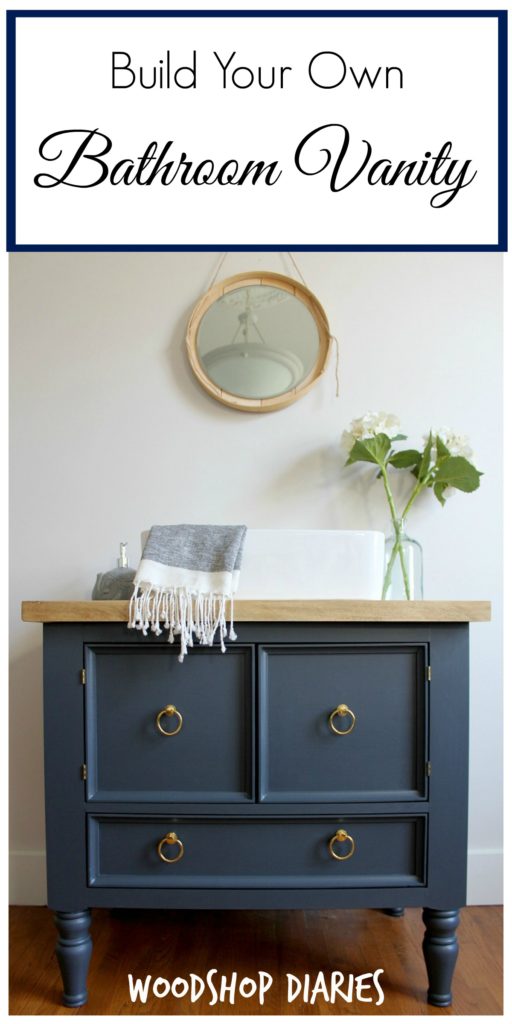 How to Build a DIY Single Bathroom Vanity