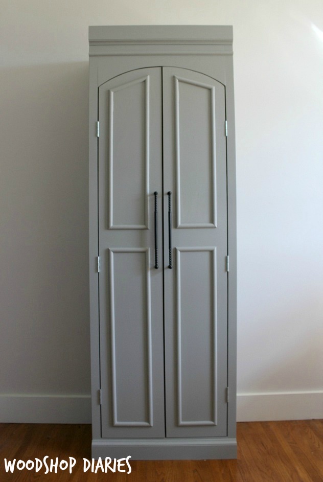 DIY Ballard Designs Knock Off Pantry Cabinet