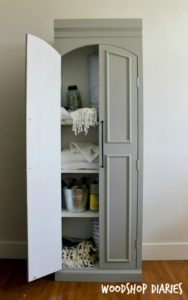 DIY Ballard Designs Knock Off Pantry Cabinet