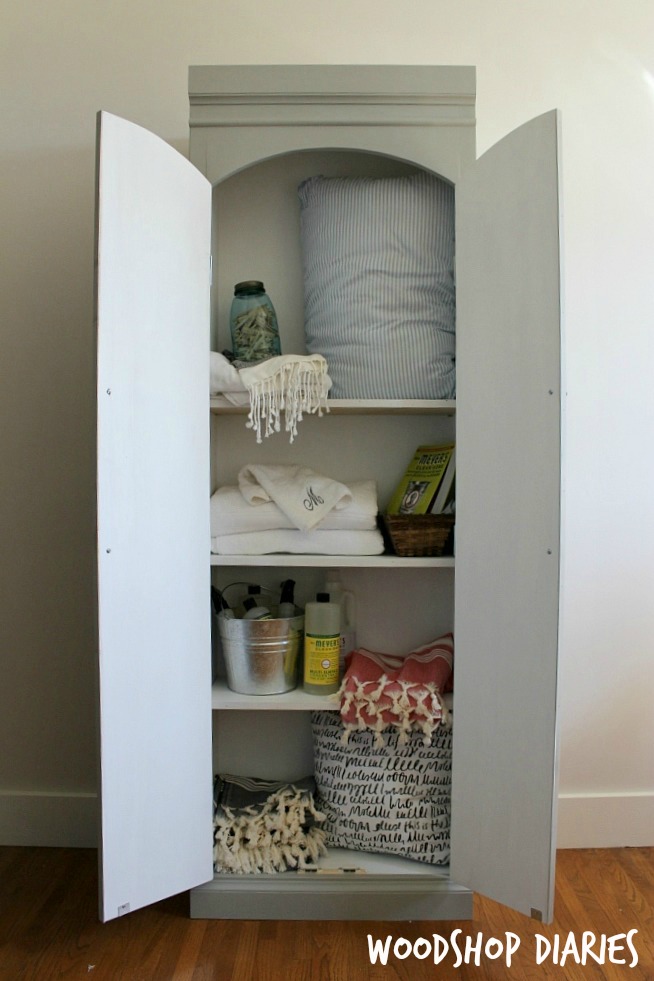 DIY Ballard Designs Knock Off Pantry Cabinet