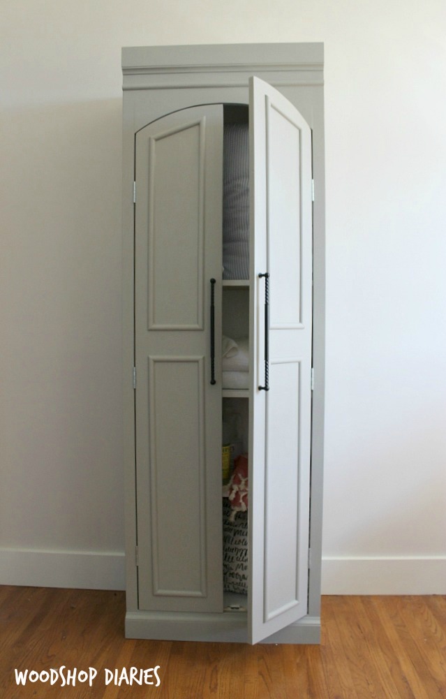 Diy Ballard Designs Knock Off Pantry, Diy Freestanding Pantry Shelves