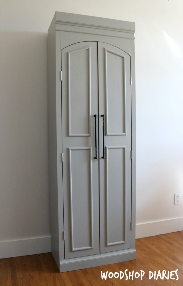 DIY Ballard Designs Knock Off Pantry Cabinet