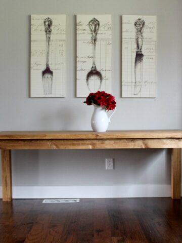 How to Build a Modern Farmhouse Dining Table