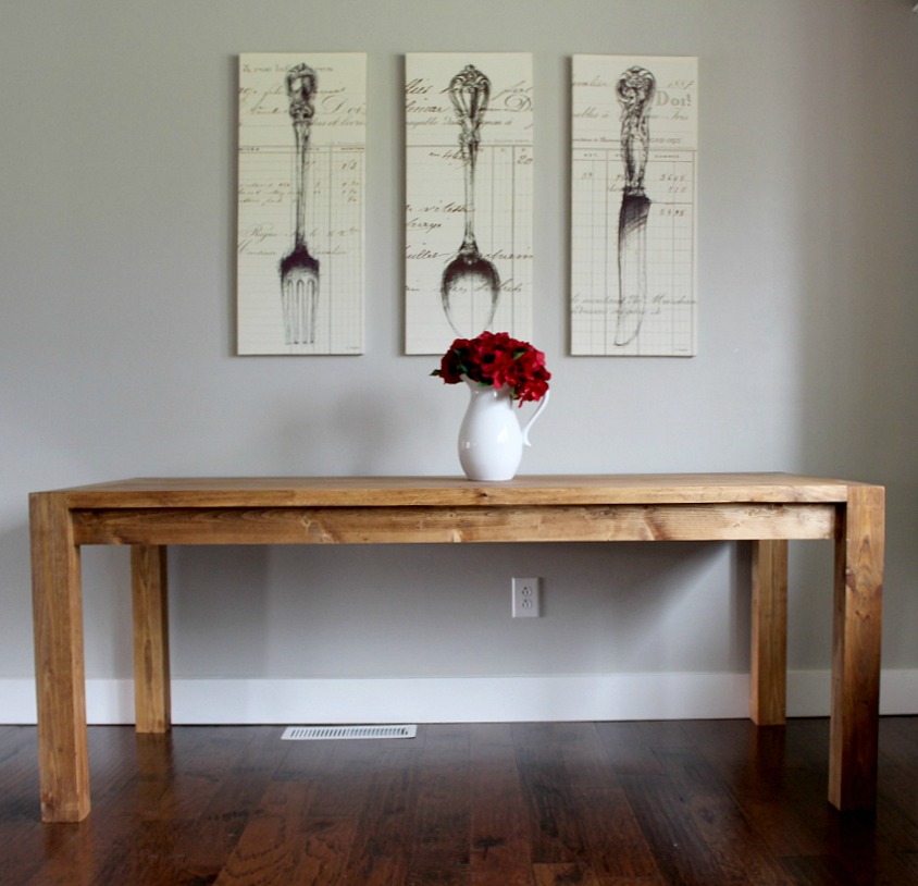 How to Build a Modern Farmhouse Dining Table