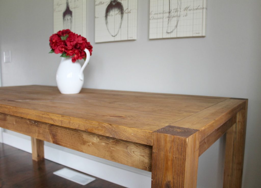 How to Build a Modern Farmhouse Dining Table