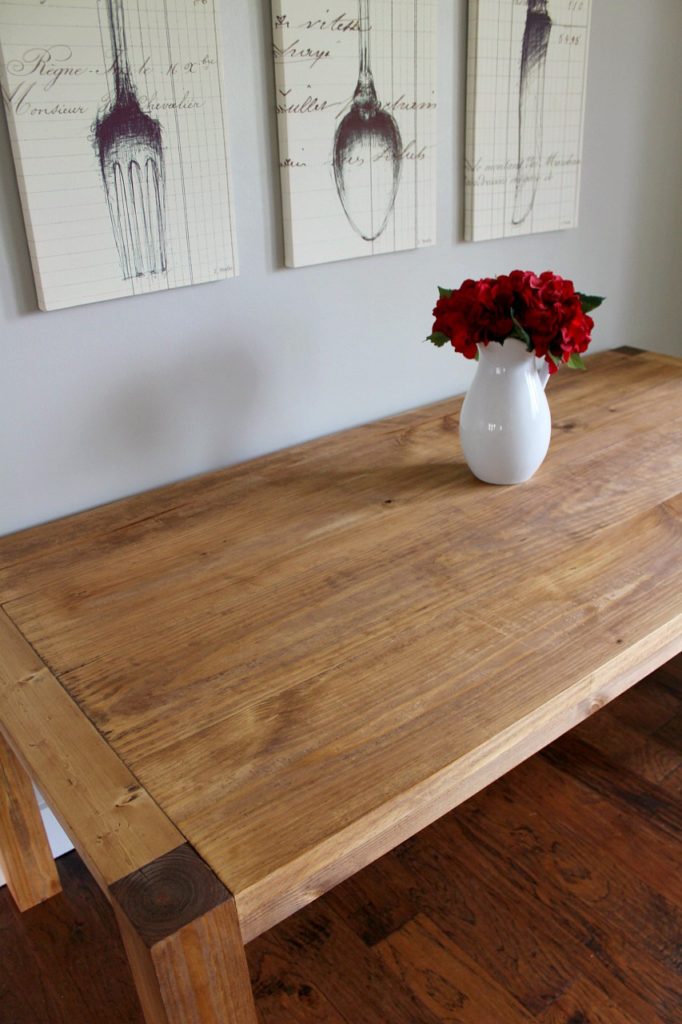 How to Build a Modern Farmhouse Dining Table