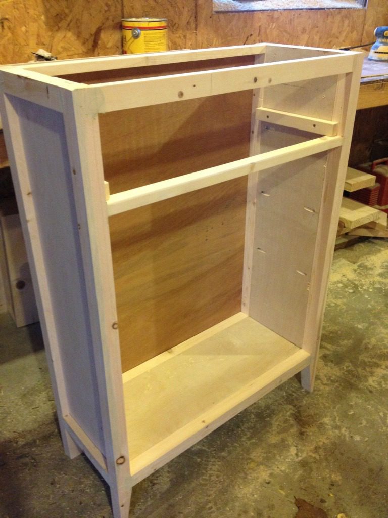 DIY Entryway Cabinet or Shoe Cabinet with a super cool door design!