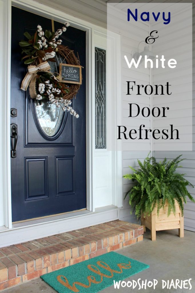 Spring Front Door Refresh Worthy of All the Heart Eyes