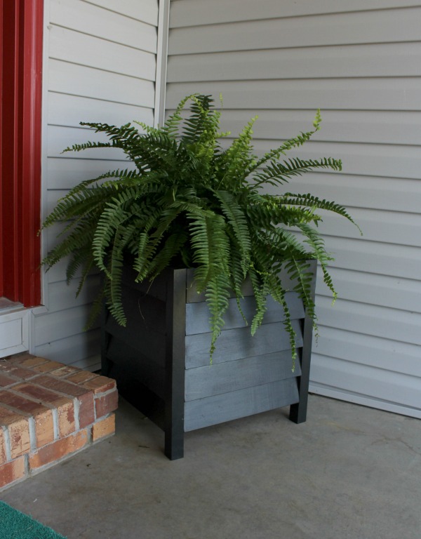 How to Build DIY Louvered Wood Planter Boxes