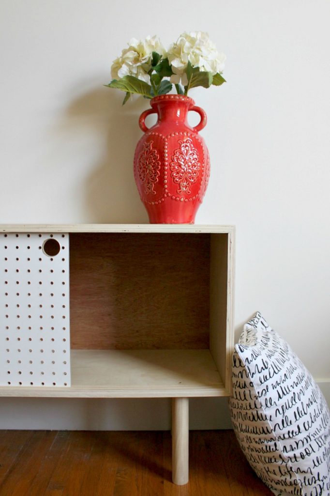 How to build a Mid Century Modern Pegboard Cabinet