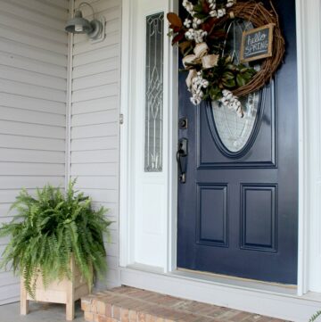 Spring Front Door Refresh Worthy of All the Heart Eyes