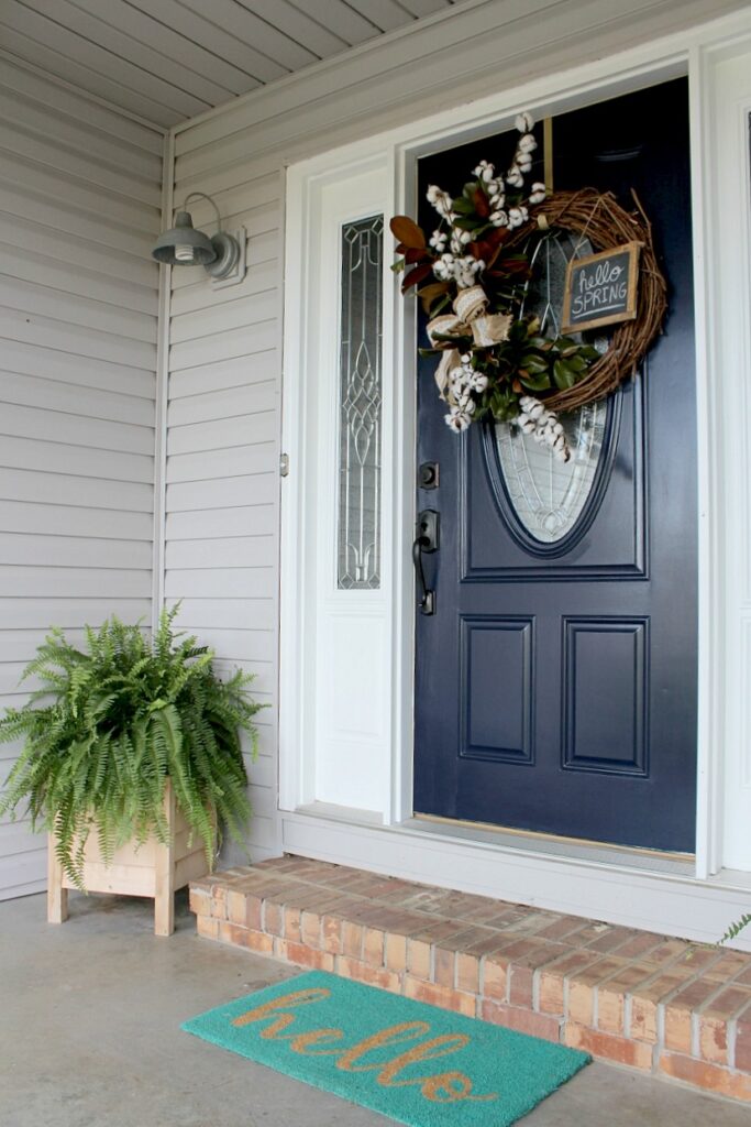 Spring Front Door Refresh Worthy of All the Heart Eyes