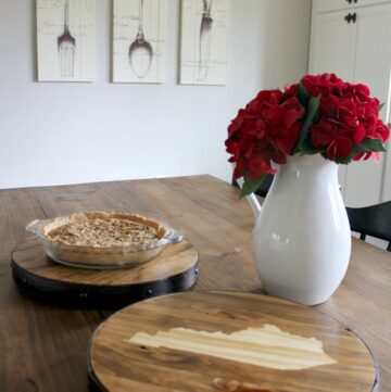 How to make a Personalized DIY Lazy Susan
