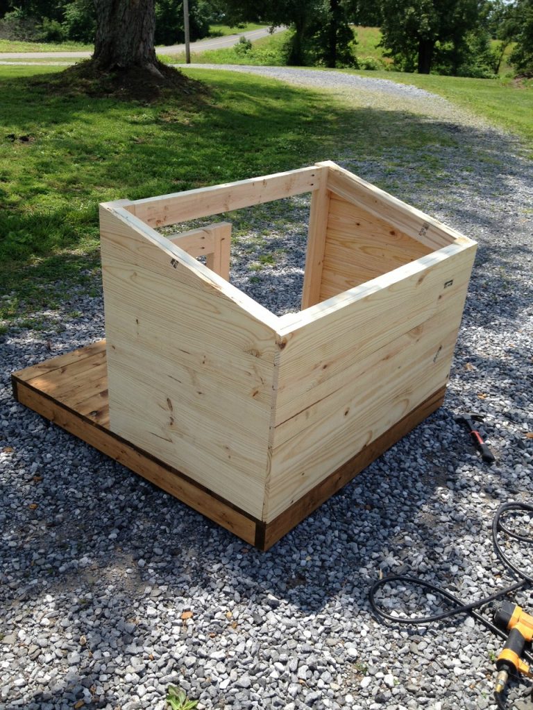 Homemade shop dog house