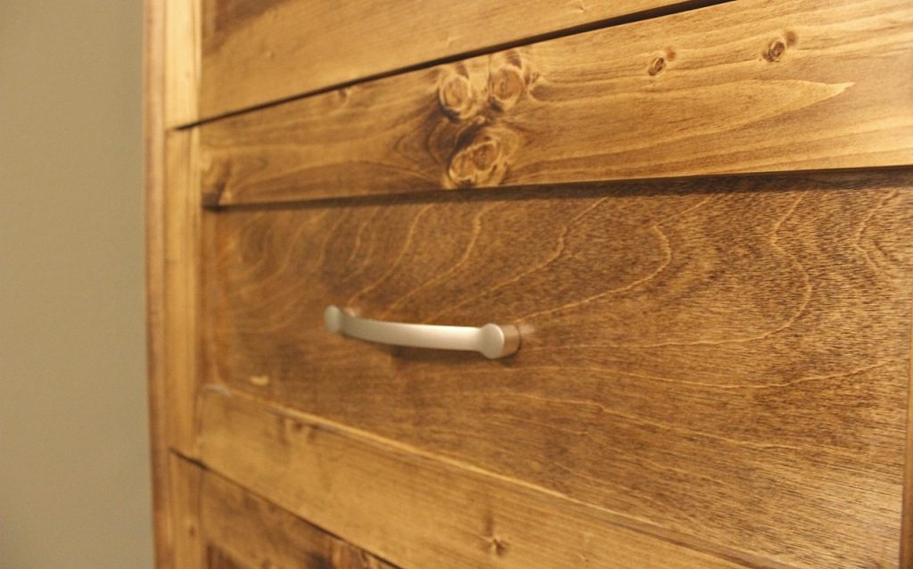 Drawer pulls on built ins