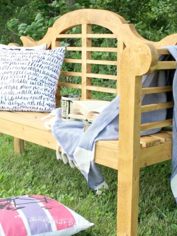 How to Build a DIY Lutyens Outdoor Garden Bench