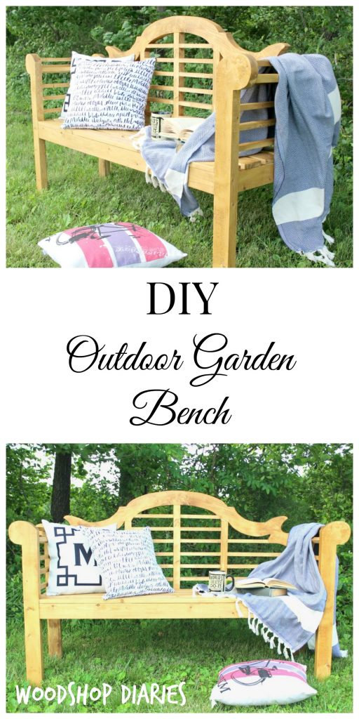 How to Build a DIY Lutyens Outdoor Garden Bench