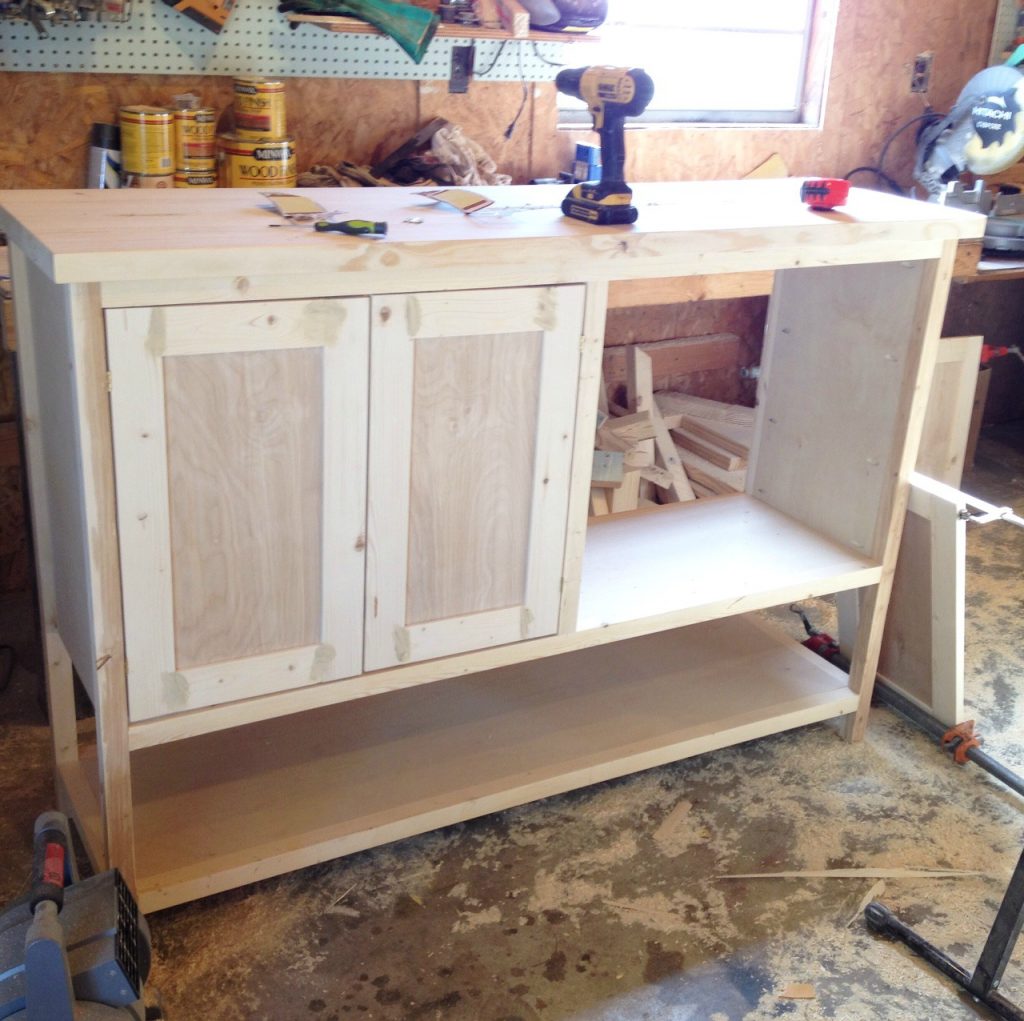 How to build a Gorgeous DIY Console Cabinet